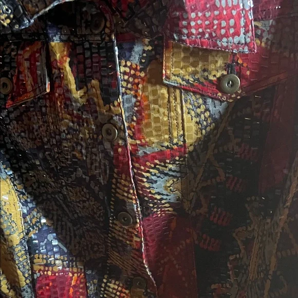 Ruby Rd. Multicolor Patterned Jacket - Picture 3 of 5